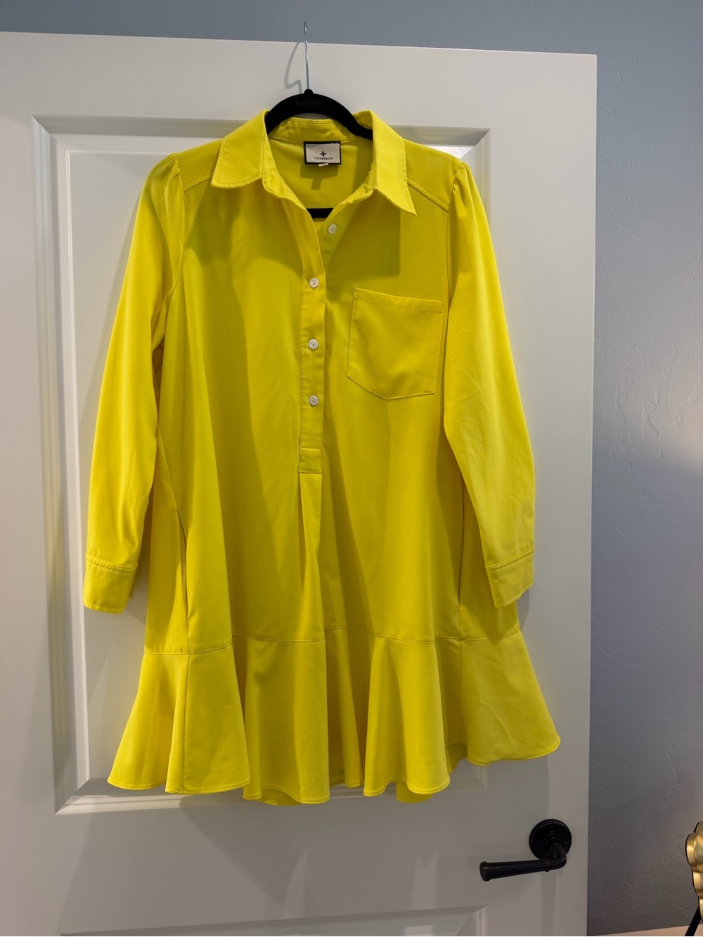 Tuckernuck Callahan yellow dress medium